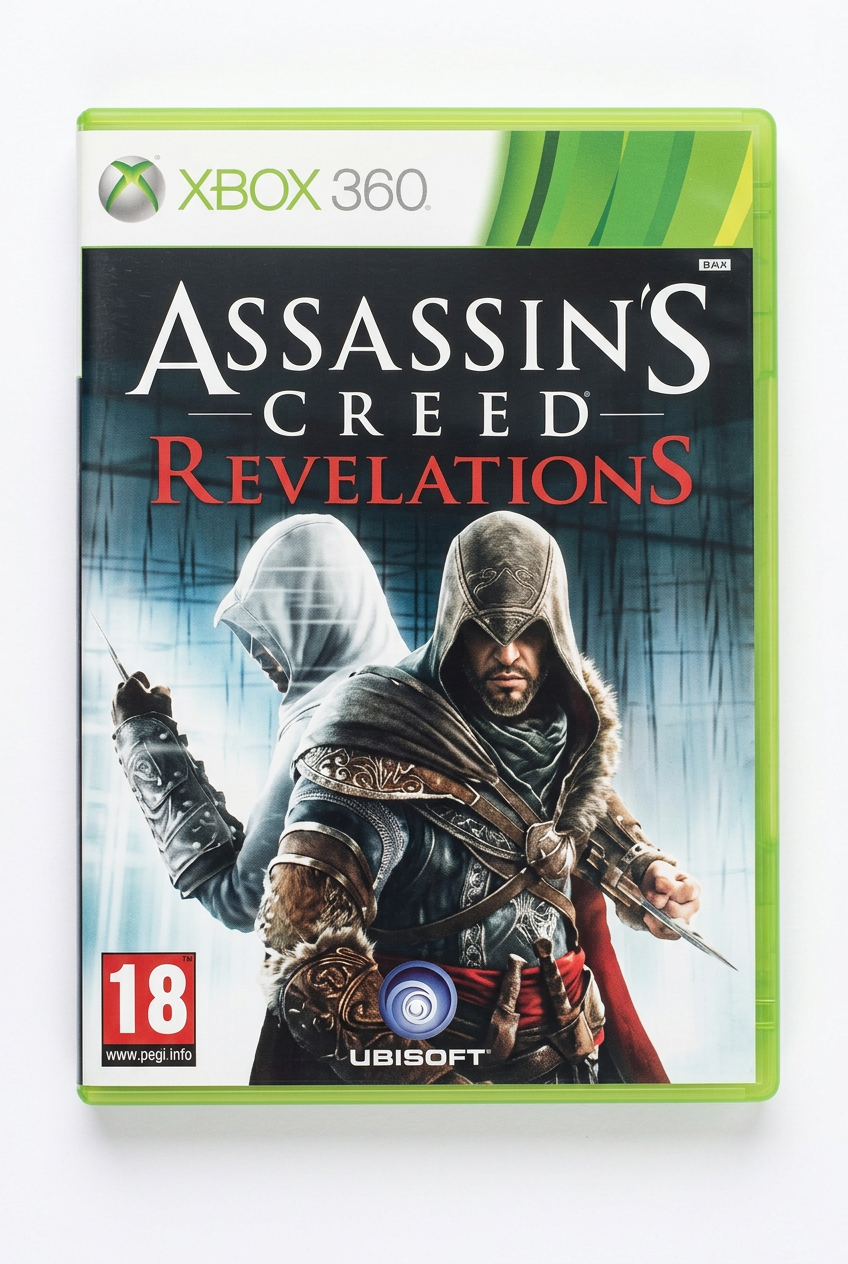 Assassin's Creed Revelations xbox 360, recto sur fond blanc