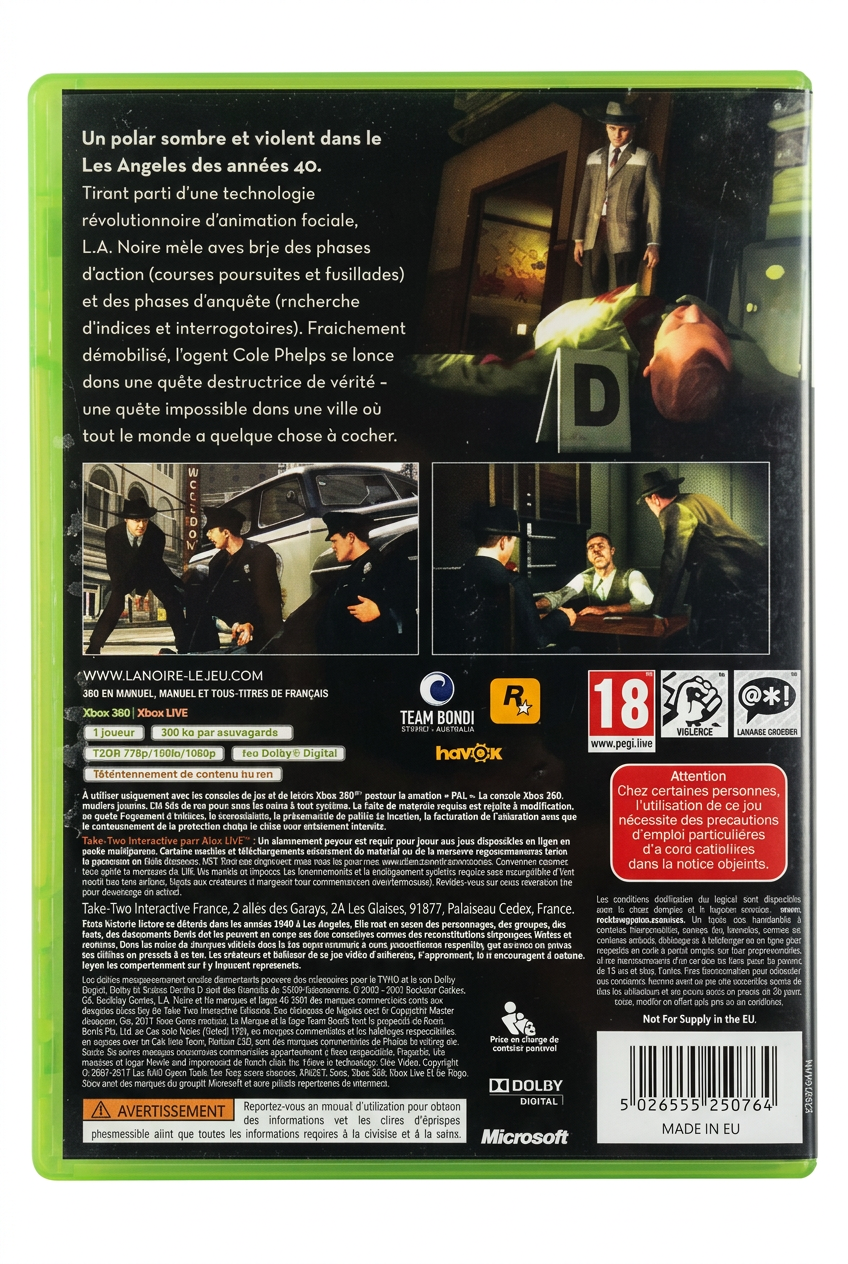 L.A. Noire – X360