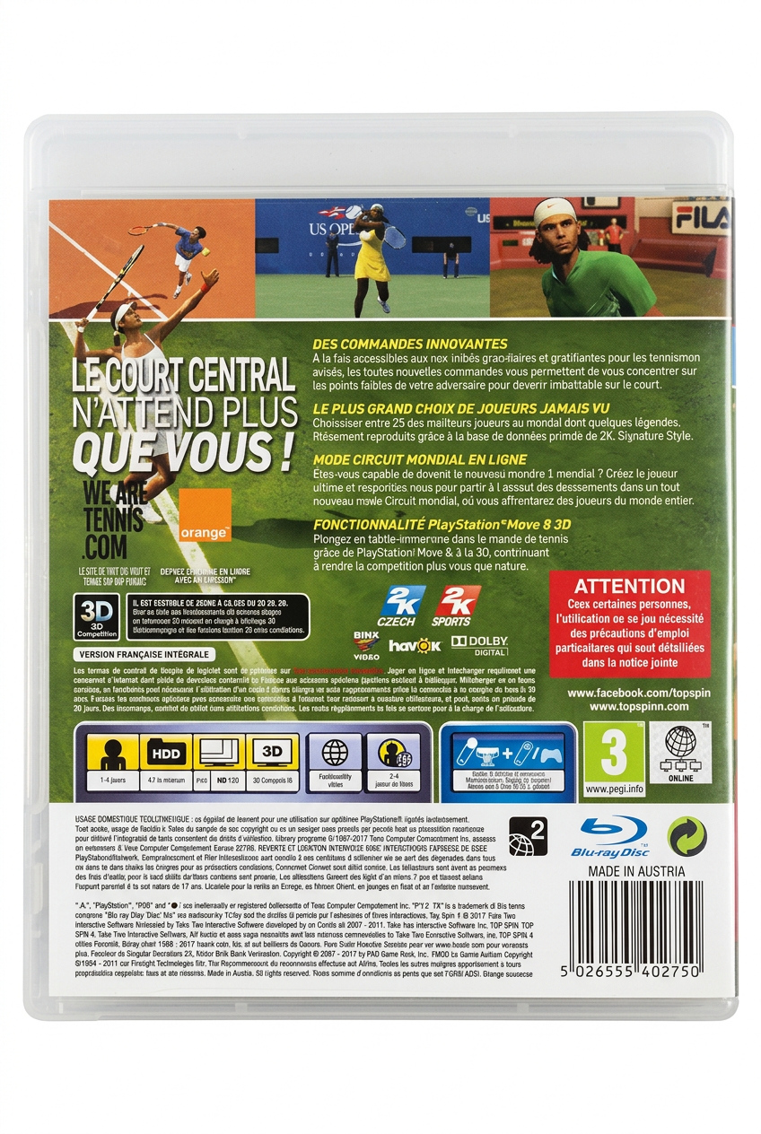 Top Spin 4 PS3