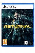 Returnal PS5, recto du boîtier sur fond blanc