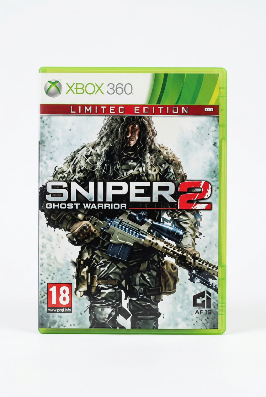 Sniper Ghost Warrior 2 Xbox 360, recto sur fond blanc