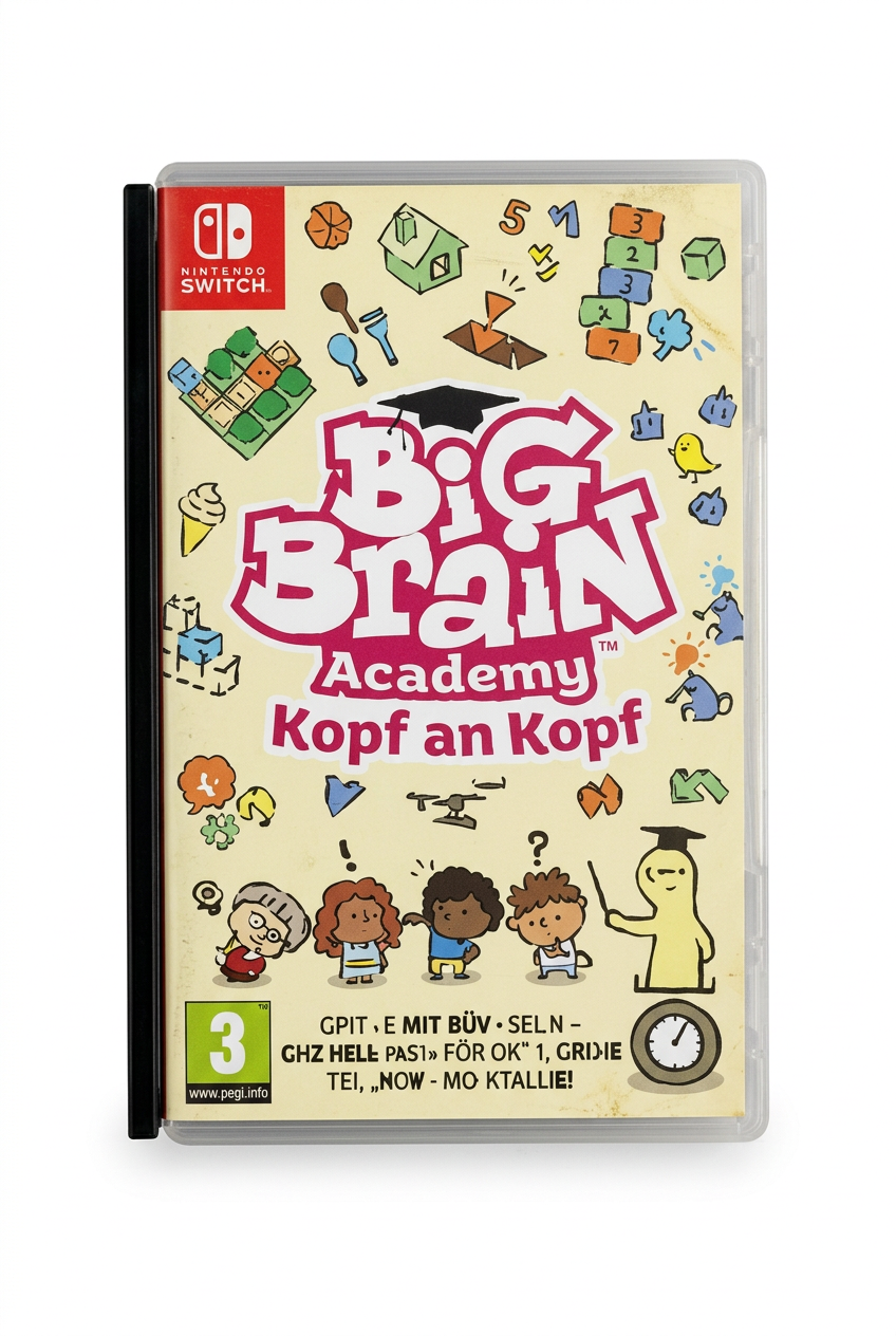 Big Brain Academy Kopf an Kopf switch recto