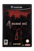 Resident Evil 4 Nintendo GameCube recto sur fond blanc sans étiquette de prix