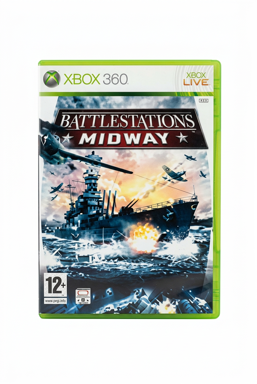Battlestations: Midway xbox 360, recto du boîtier sur fond blanc