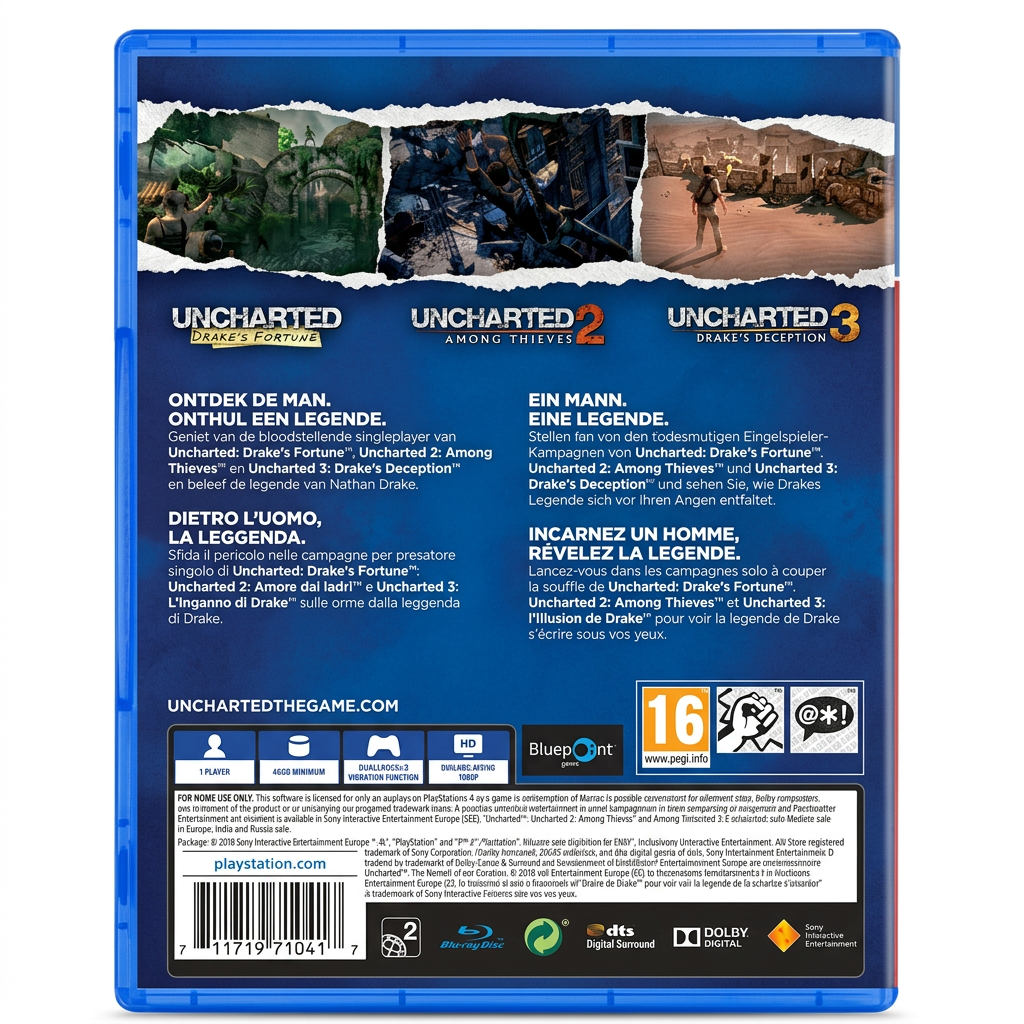 Uncharted : The Nathan Drake Collection (PS4) - PlayStation Hits
