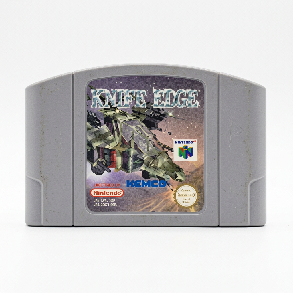 Knife Edge N64 sur fond blanc