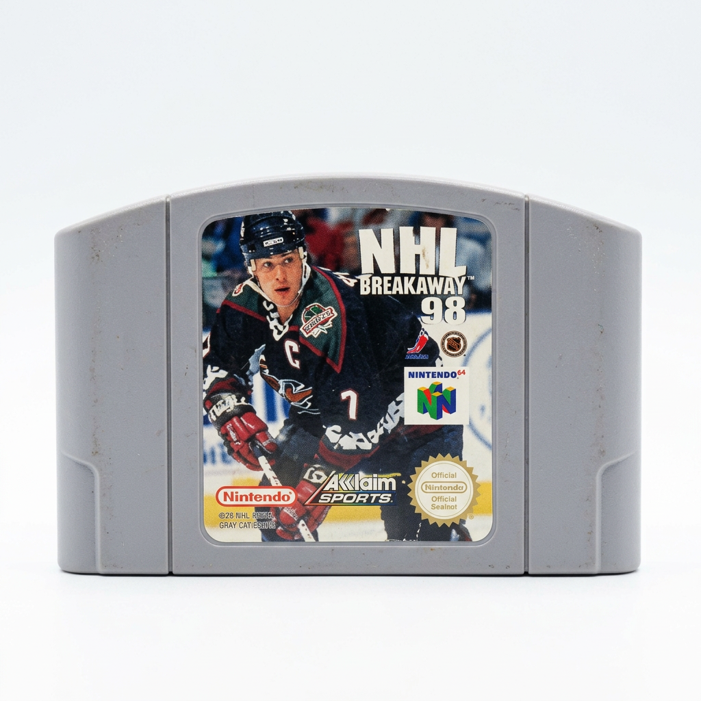 NHL Breakaway 98 N64 sur fond blanc