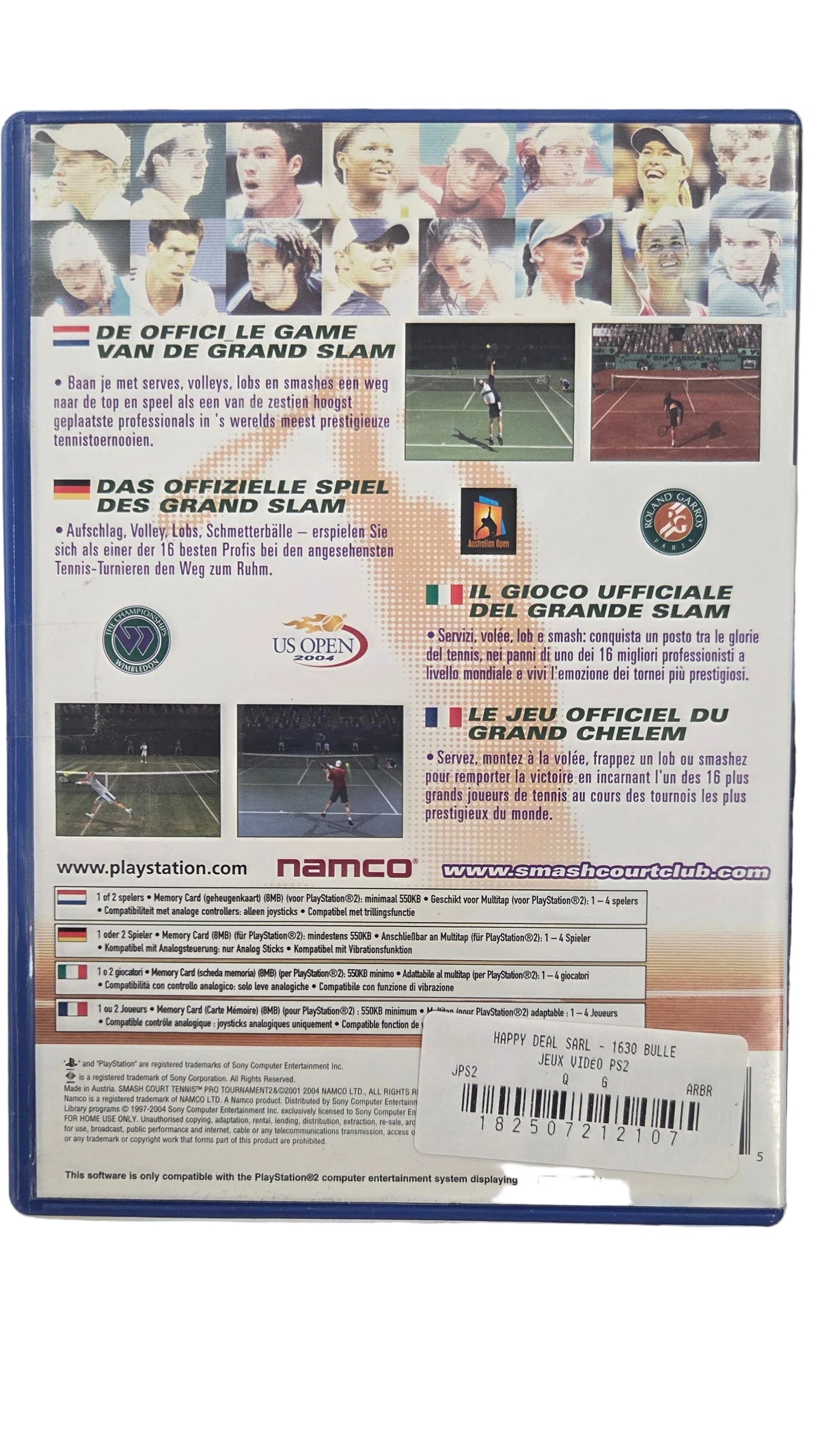 Smash court tennis Pro Tournament 2