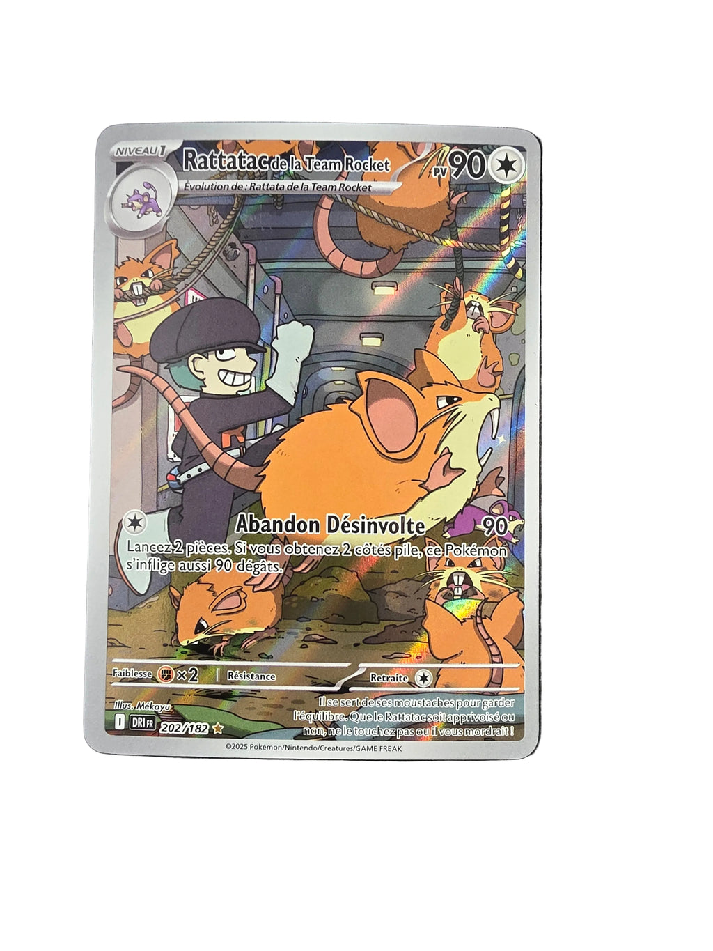 202/182 Rattatac de la Team rocket FR