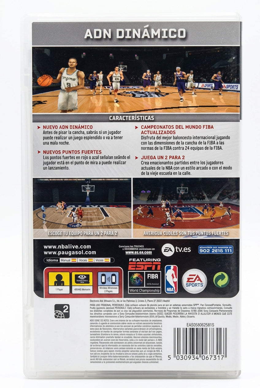 NBA LIVE 09 (espagnol) PSP