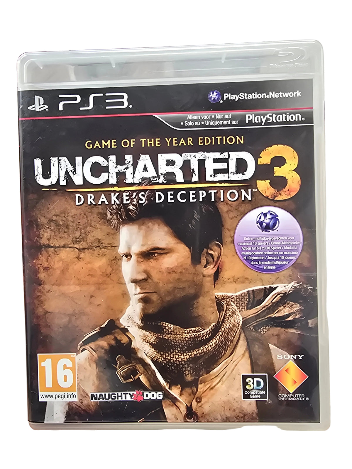 Uncharted 3 Drake's deception Game of the year edition PS3