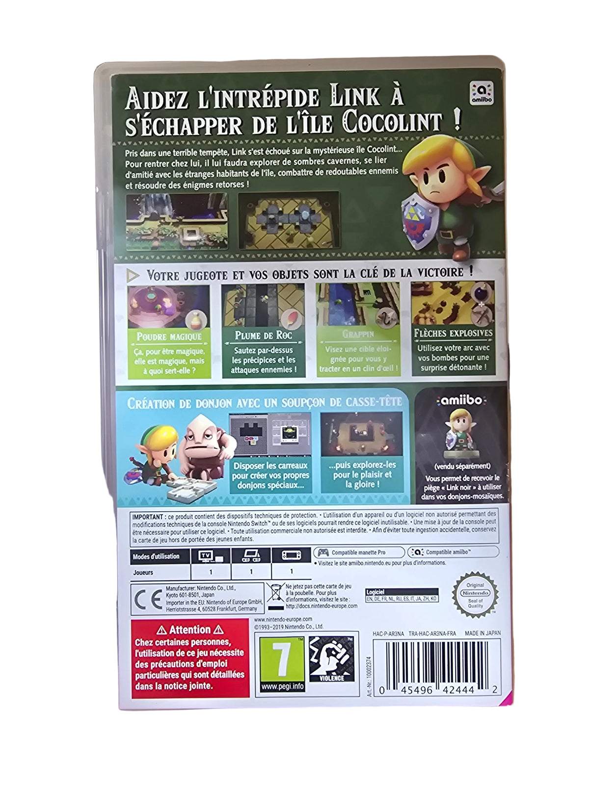Zelda Link's Awakening switch