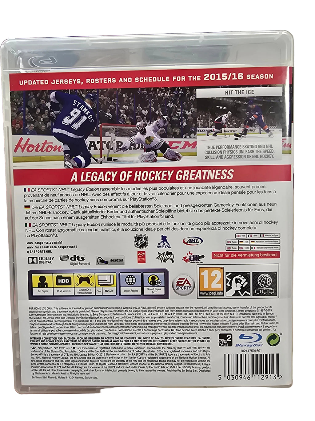 NHL legacy Édition PS3
