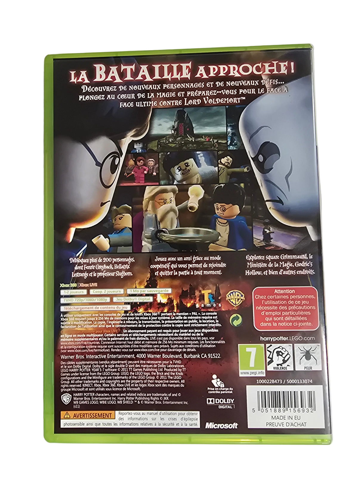 LEGO Harry Potter Année 5 à 7 X360