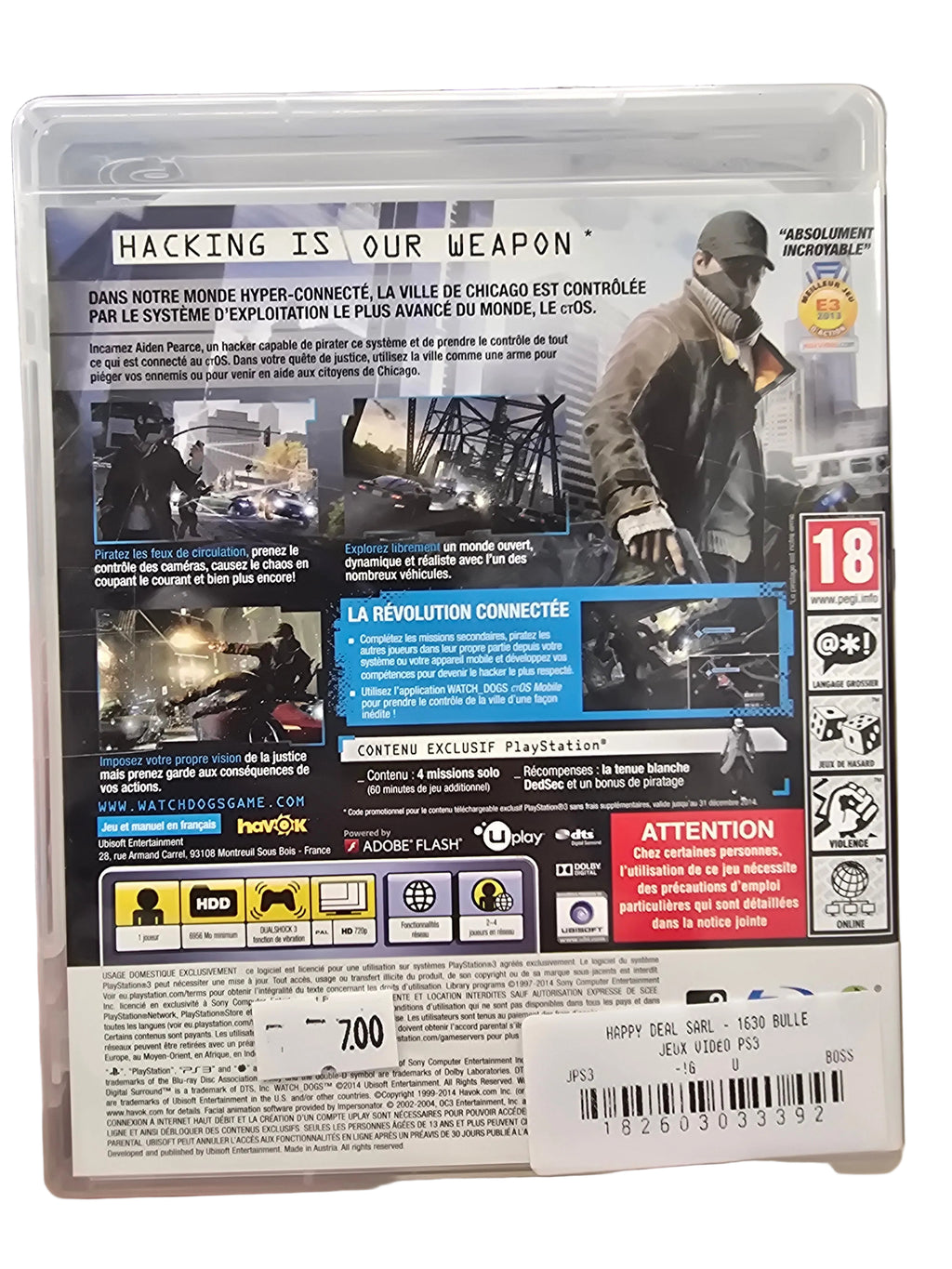 Watch Dogs PS3