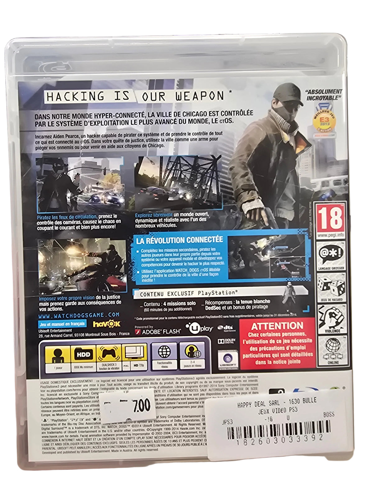 Watch Dogs PS3