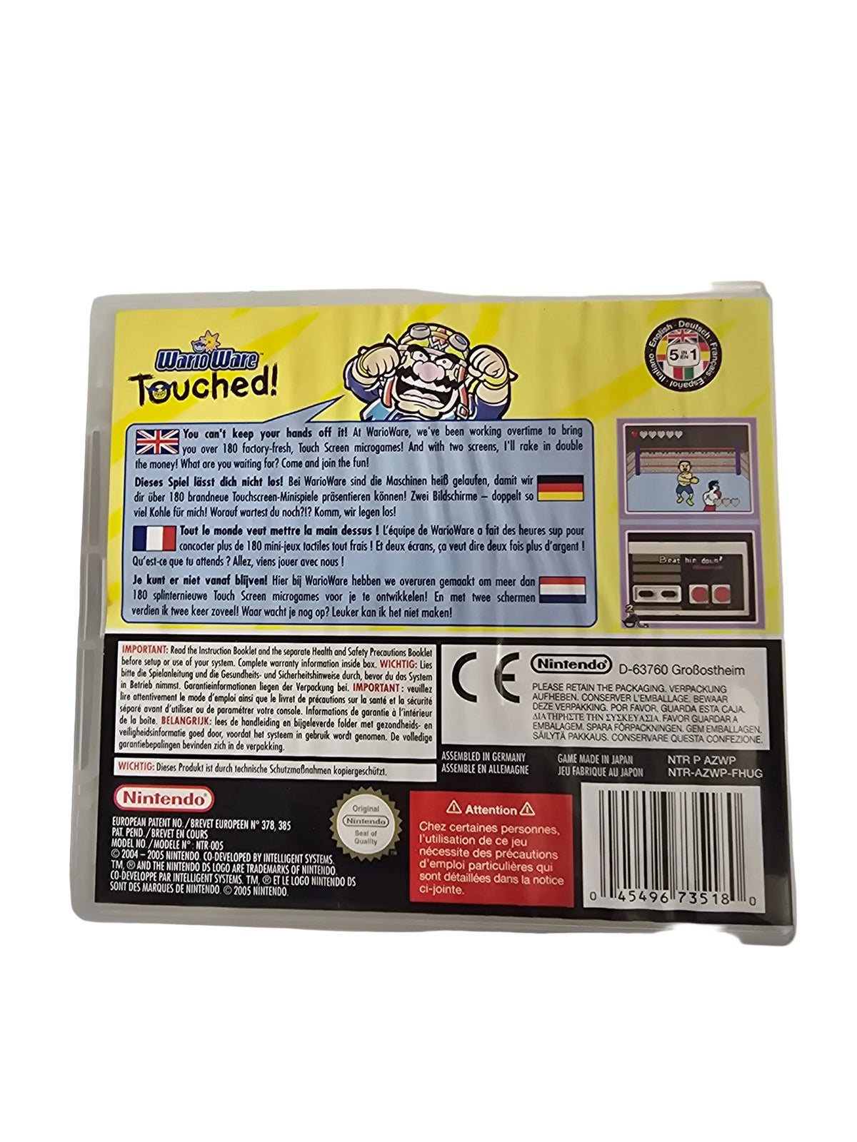 Wario Ware Touched DS