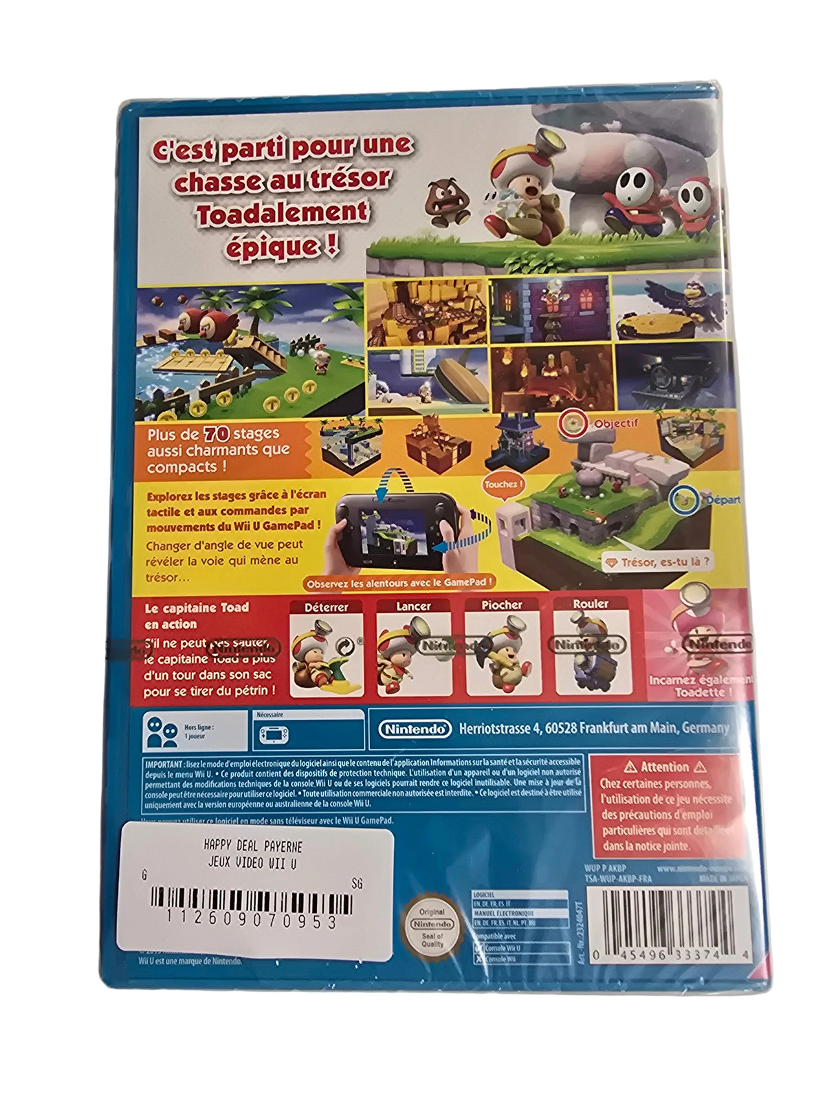 Captain TOAD (neuf scellé) WIIU