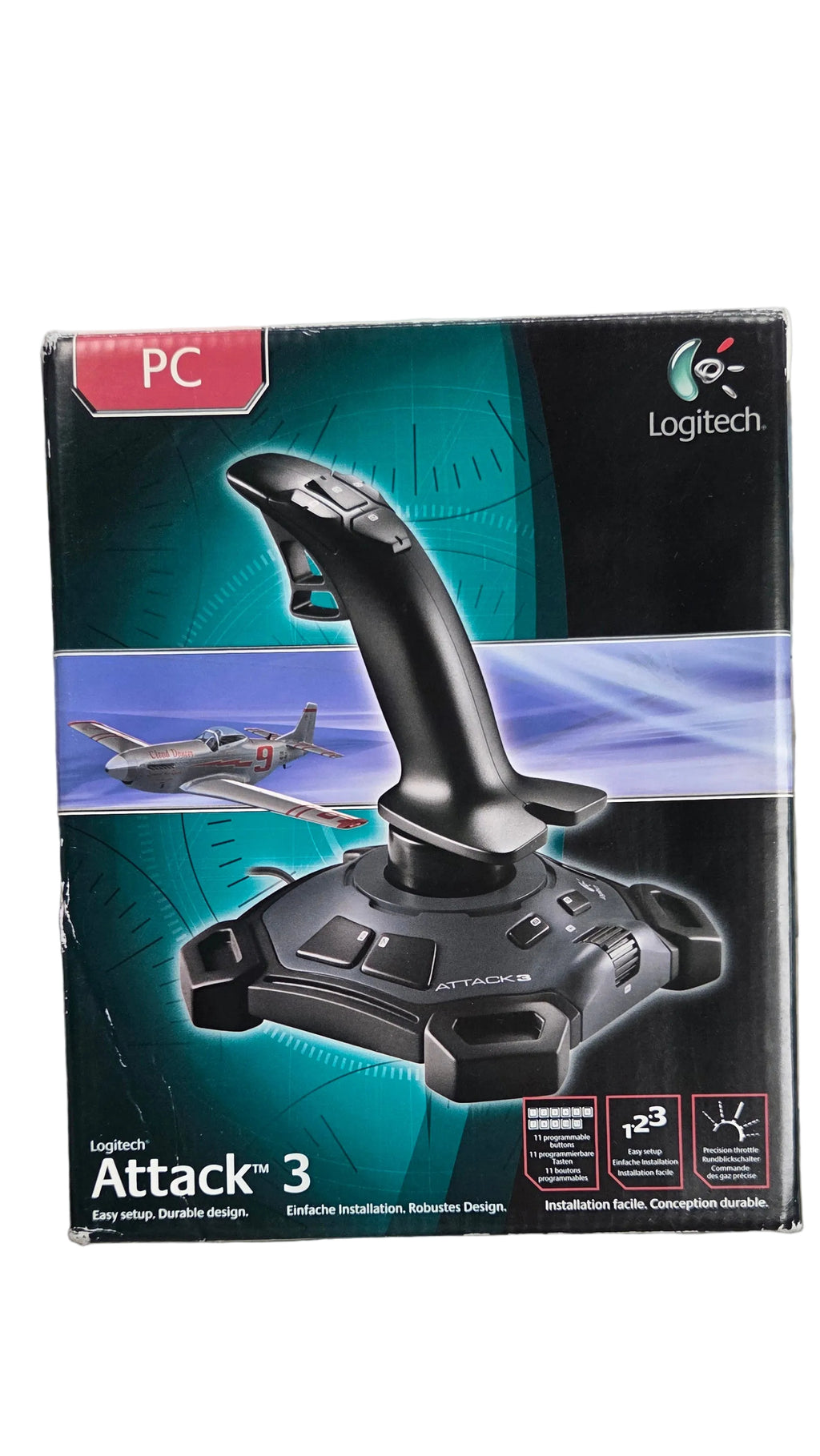 Joystick Logitech Attack 3 PC