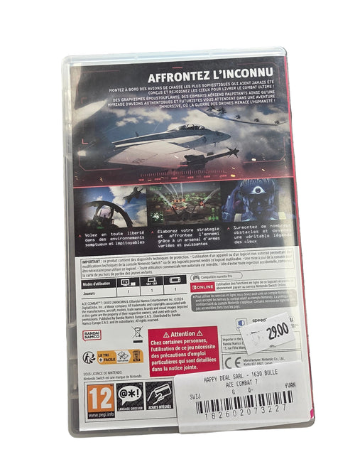 Ace combat 7 skies unknow Deluxe édition Switch
