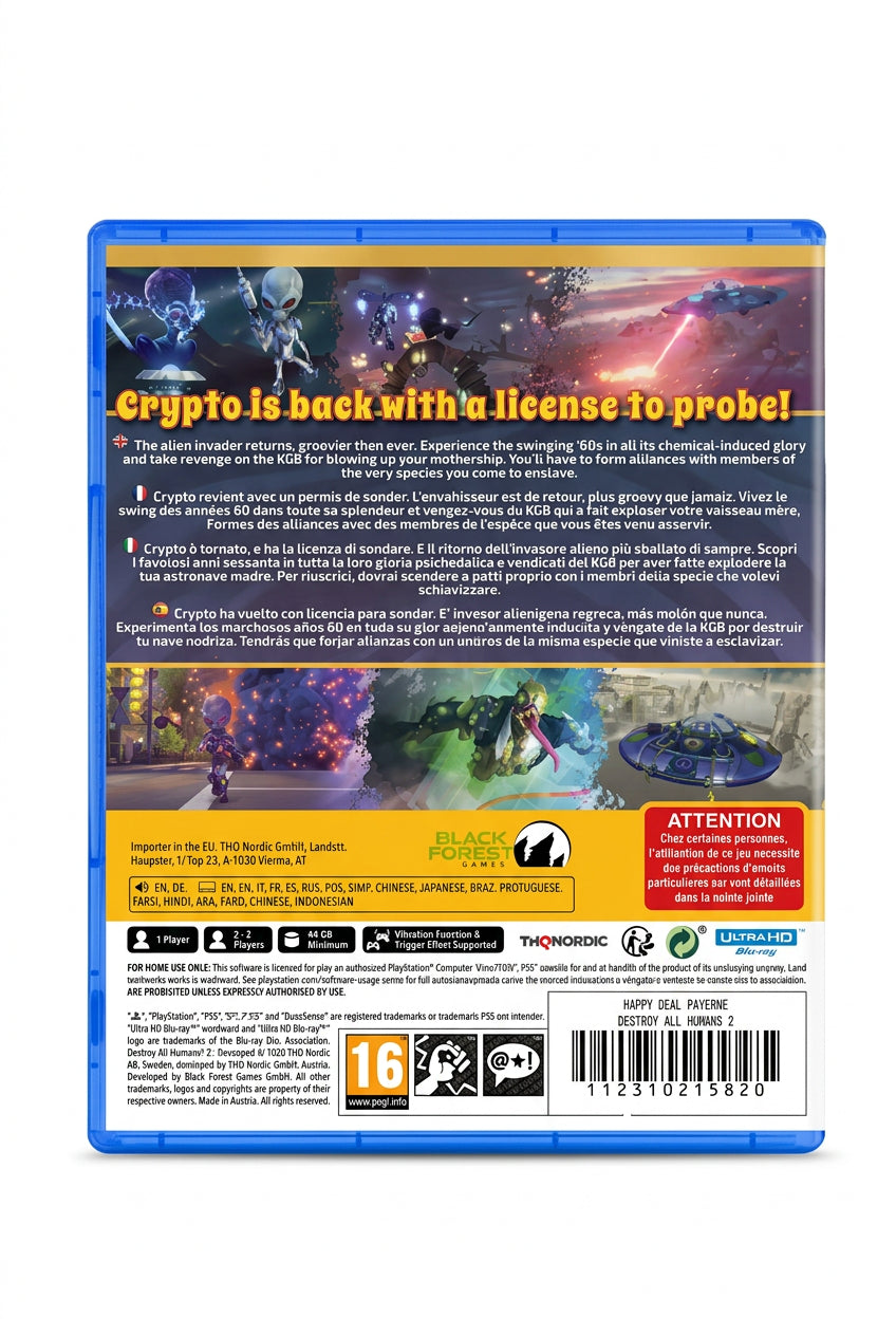 Destroy all Humans Reprobed 2 (neuf) PS5