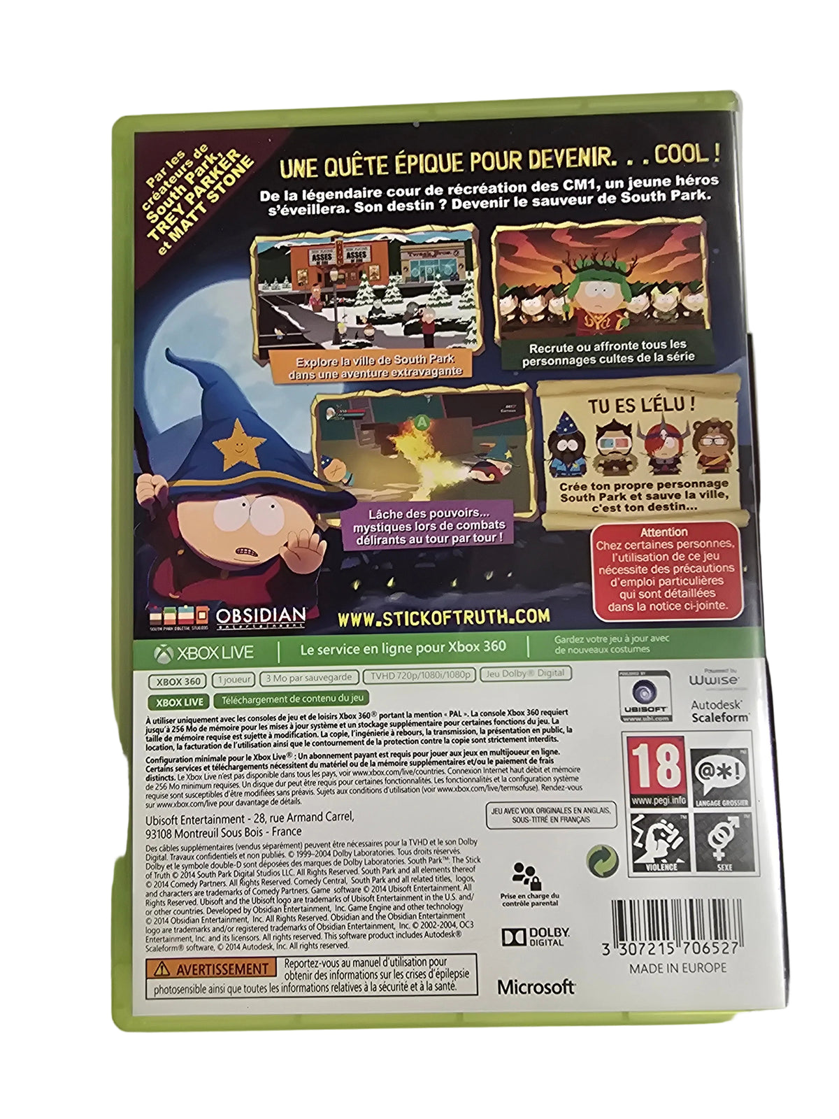 South Park Le bâton de la vérité X360
