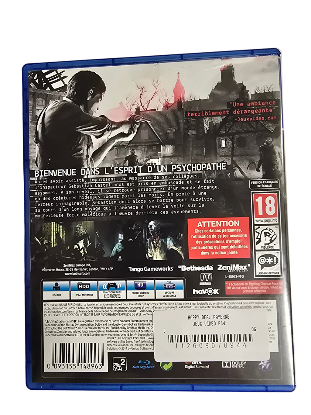 The evil within PS4