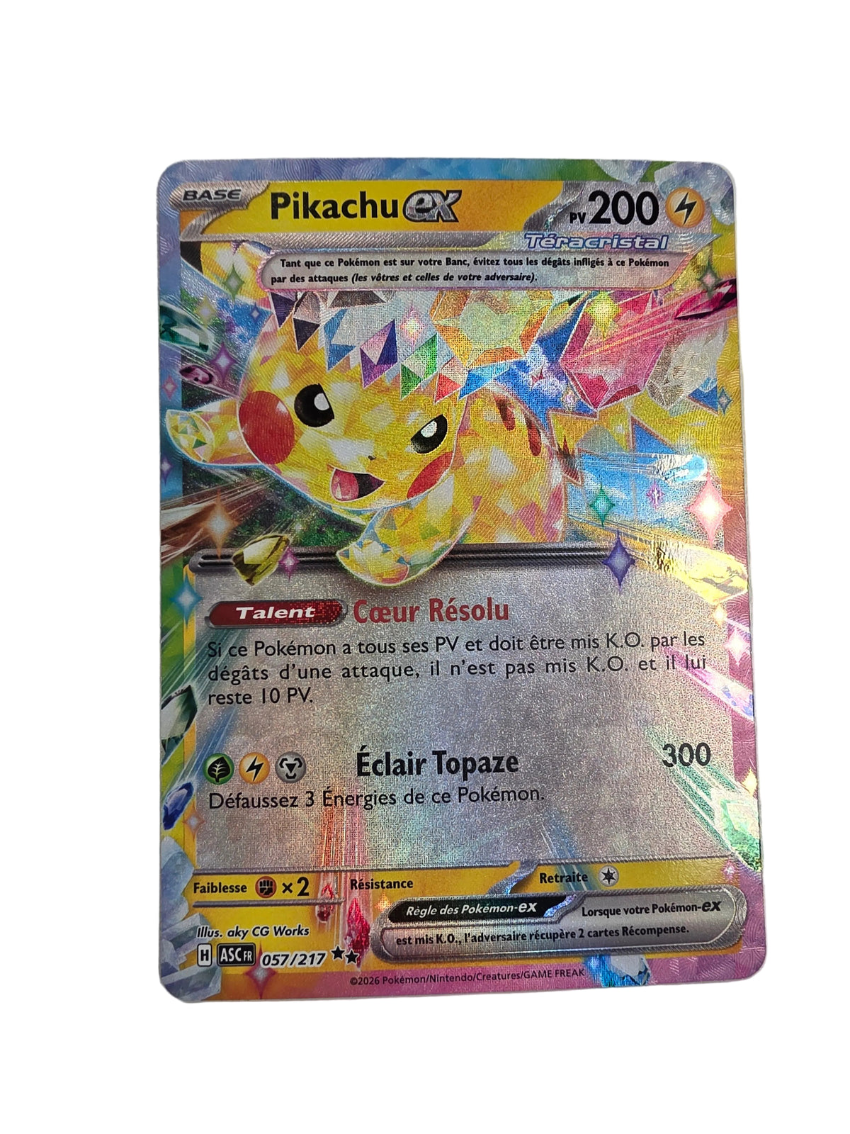 057/217 Pikachu ex FR