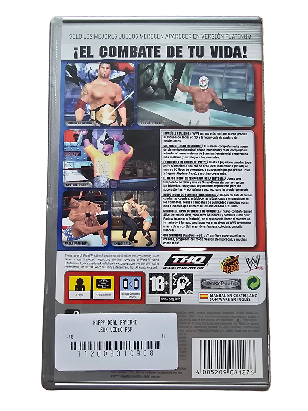 Snack Down VS Raw 2006 (espagnol) PSP