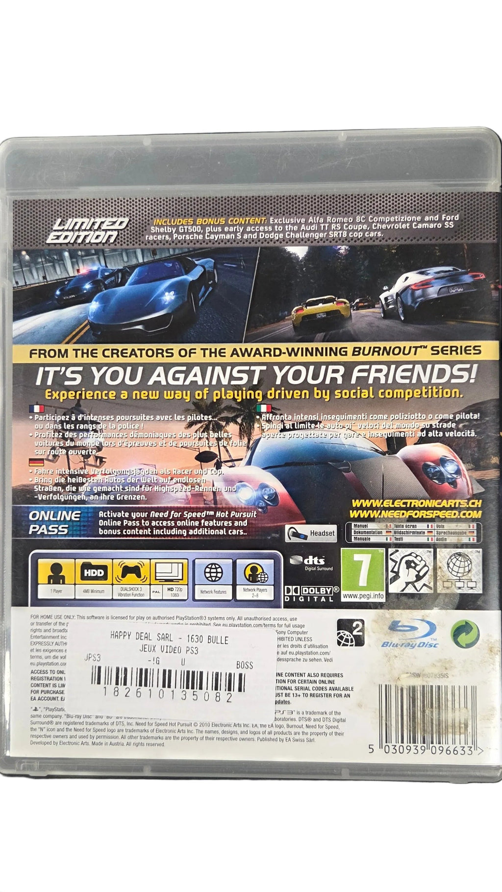 Need For Speed: Hot Pursuit JPS3
