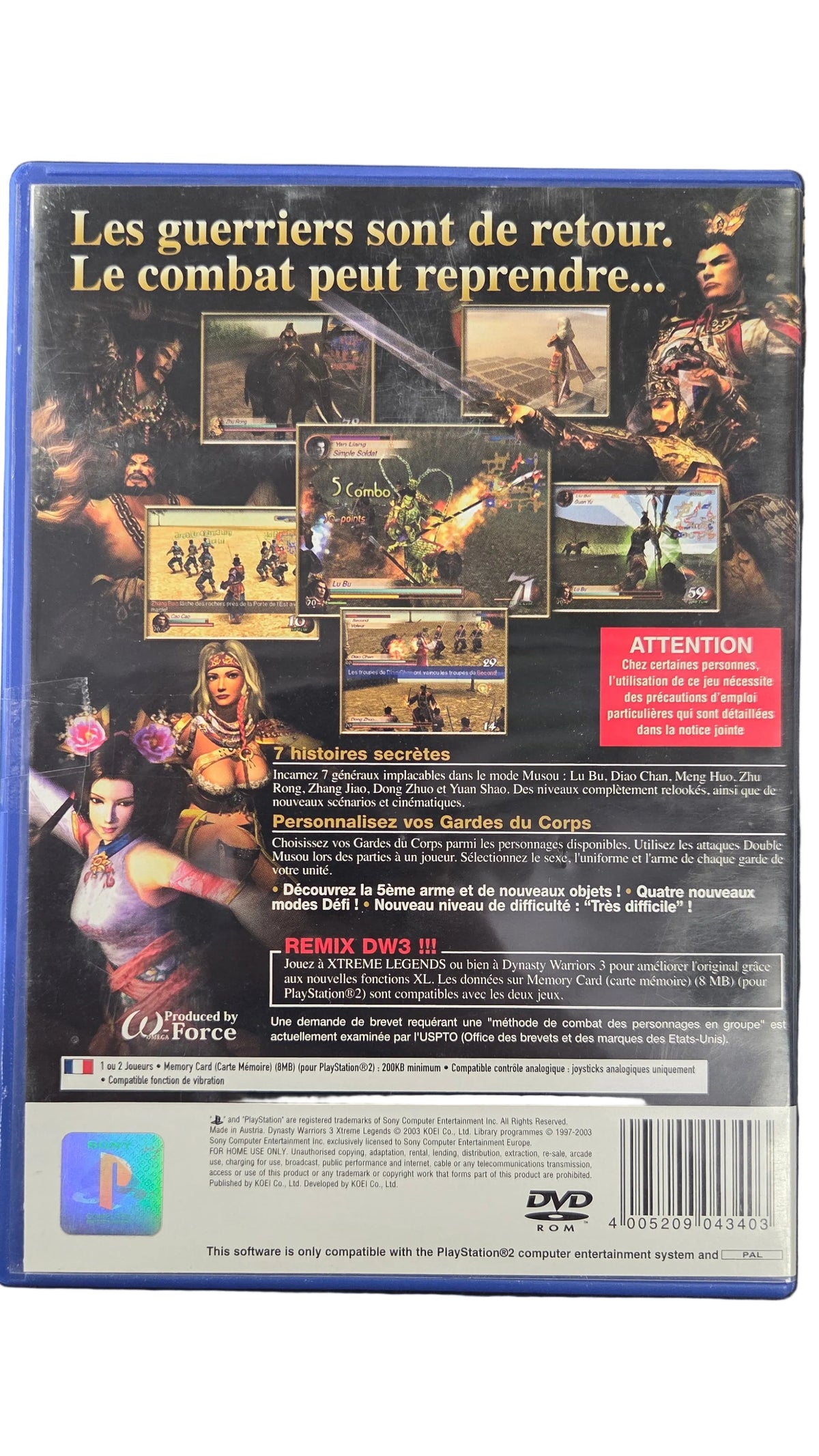 Dynasty Warriors 3 Xtreme Legends