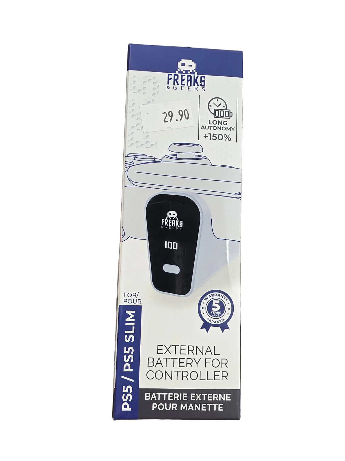 Batterie externe pour manette PS5/PS5 slim