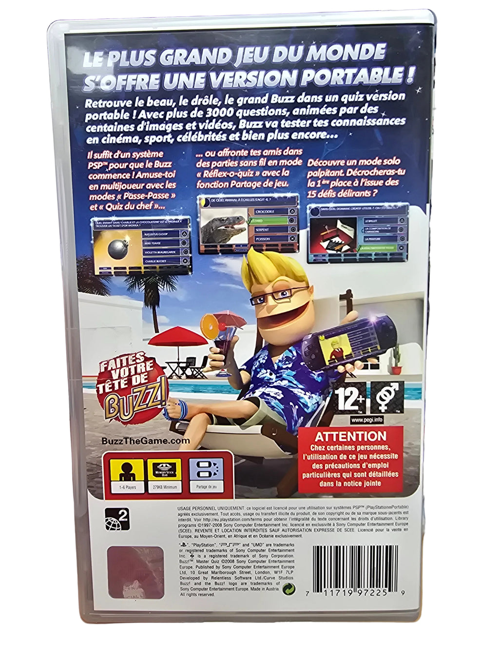 Buzz Master Quiz PSP