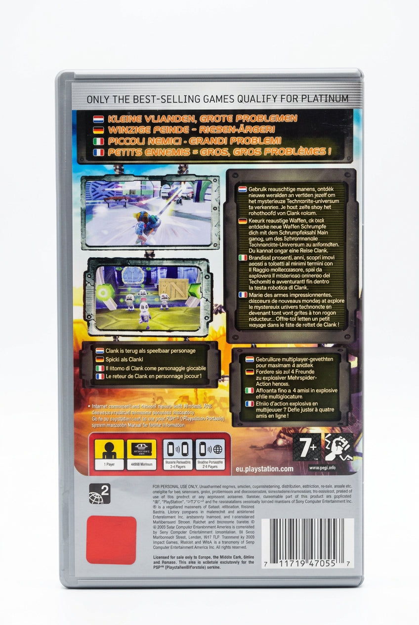 Ratchet Clank Size Matters Platinum PSP