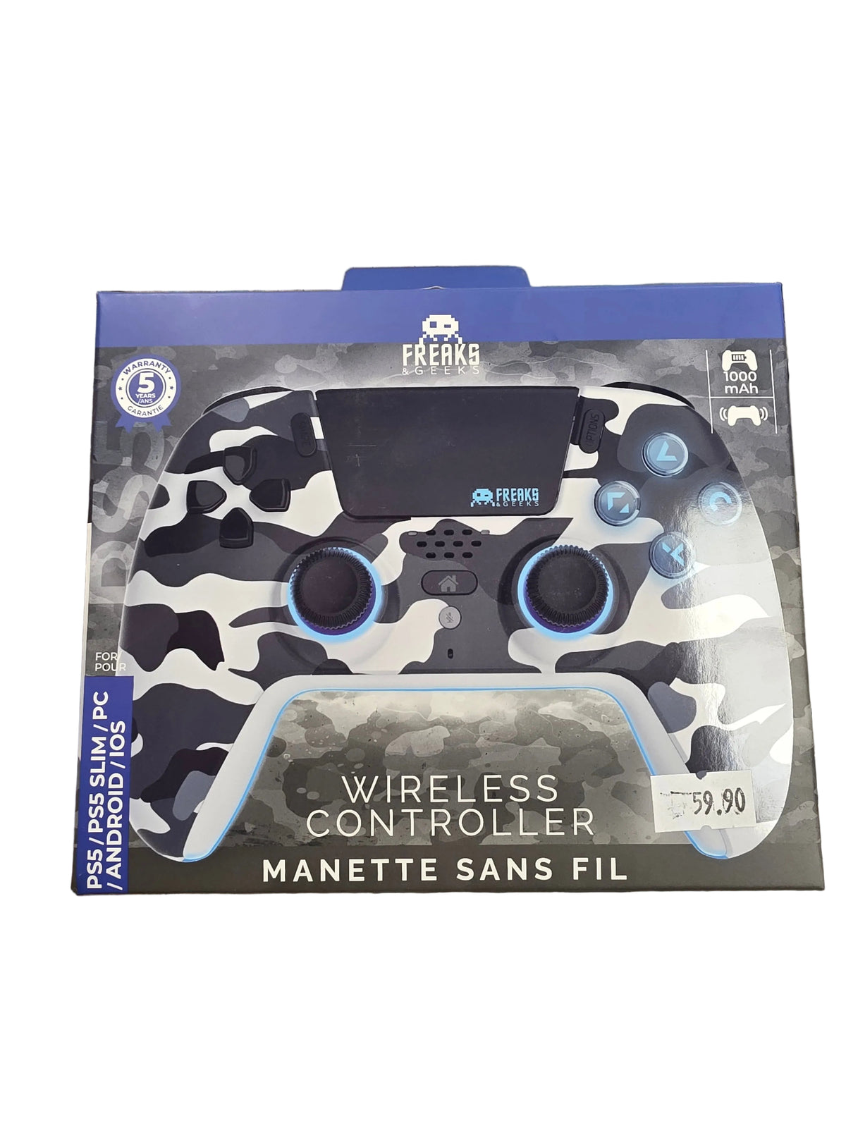 Freaks & Geeks Wireless controller PS5/PC/Android/IOS