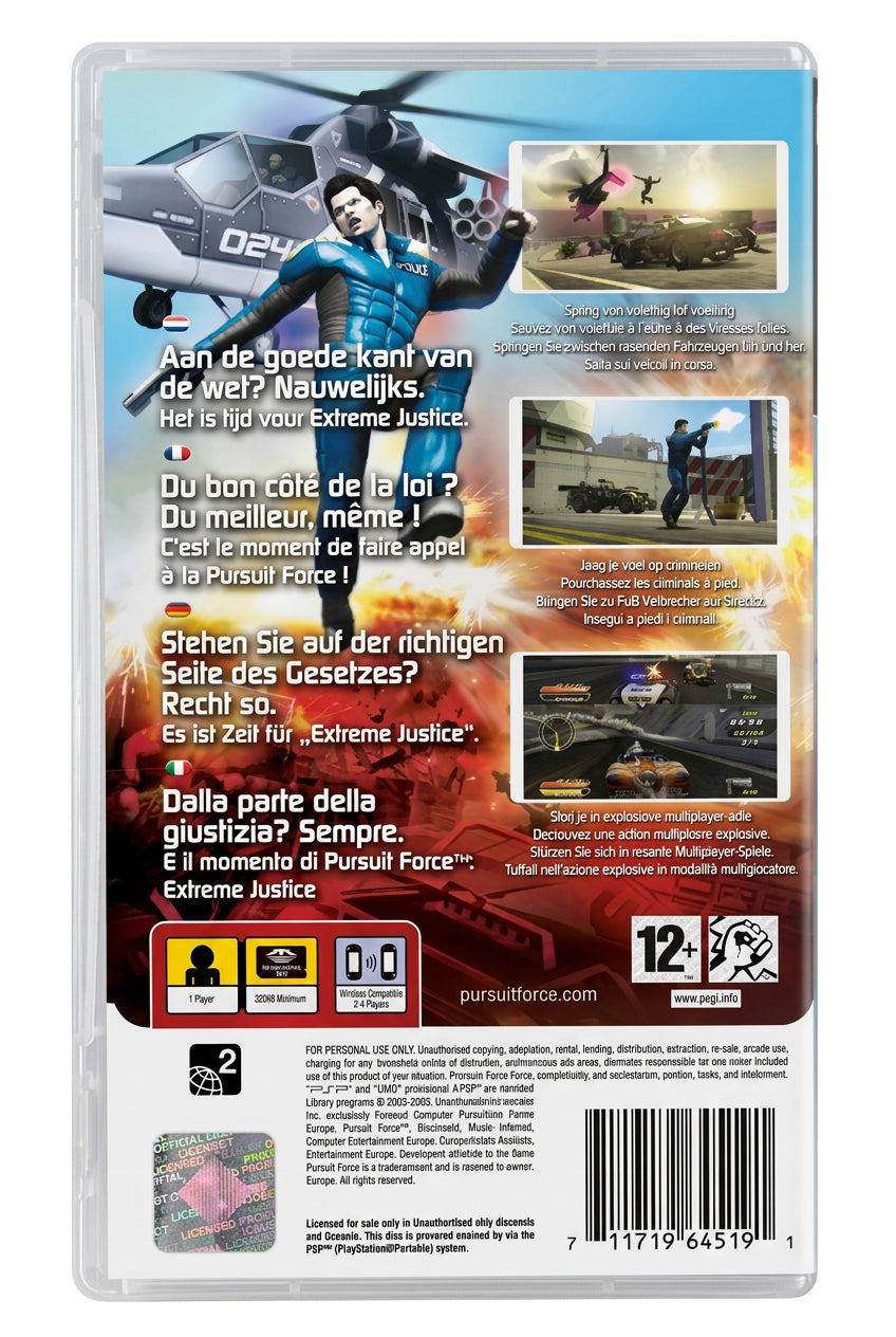 Pursuit Force Extreme Justice PSP