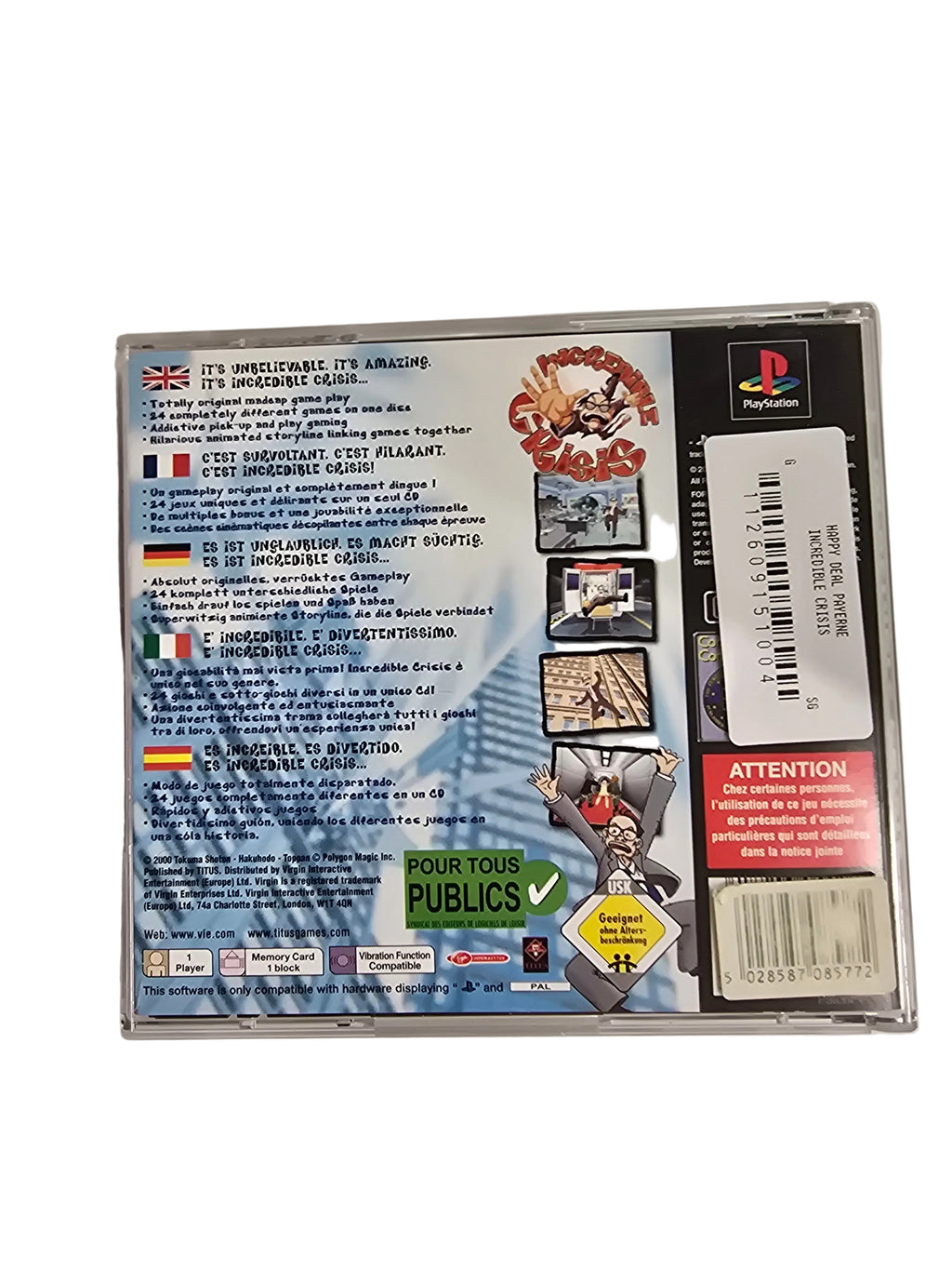 Incredible Crisis PS1