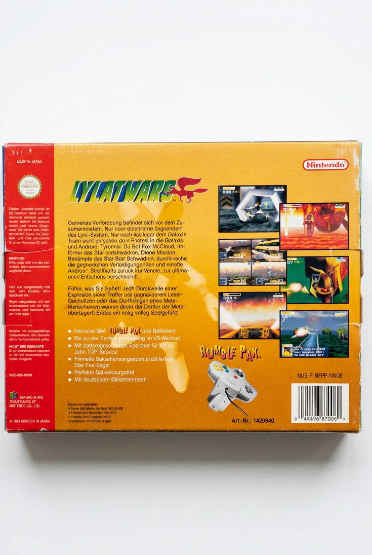 Lylat Wars N64 Set Complet