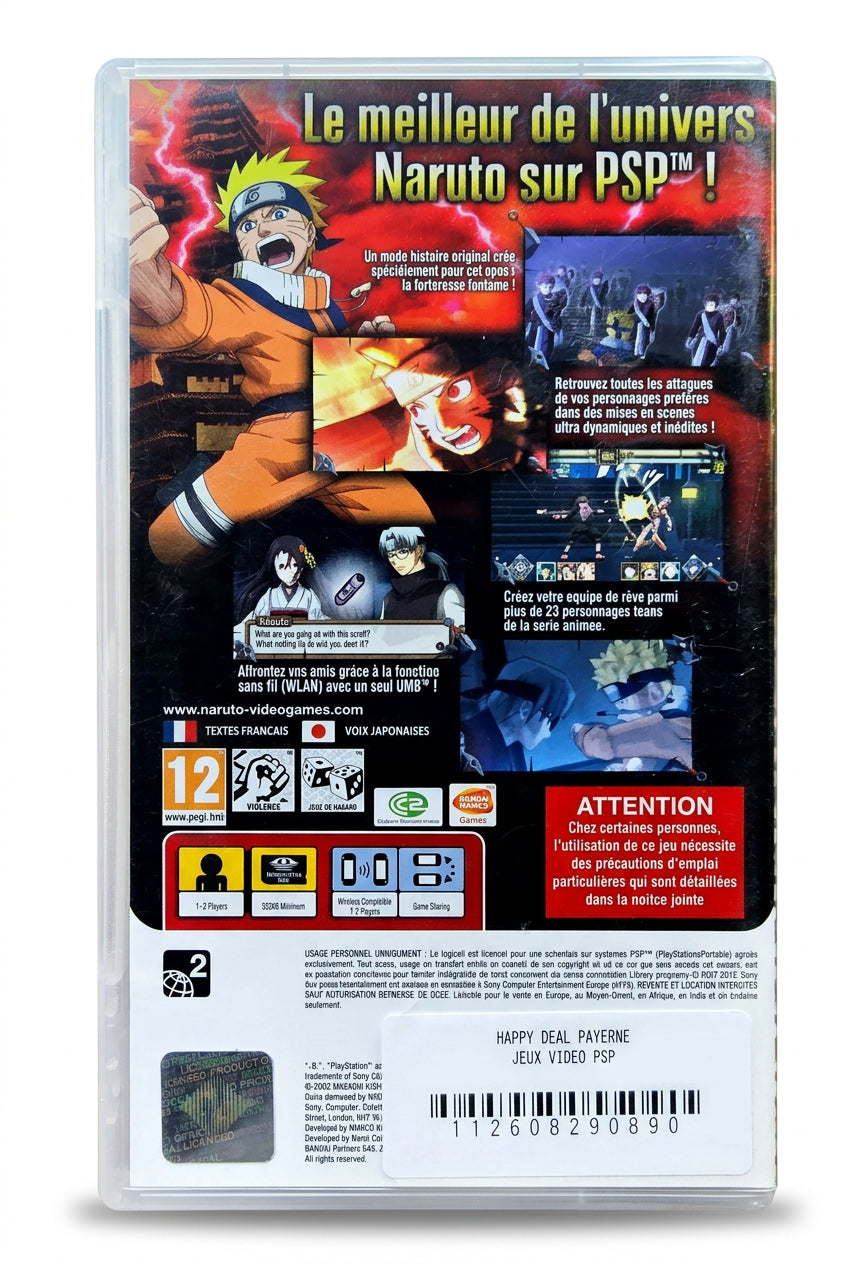 Naruto Ultimate Ninja Heroes 2 Essentials PSP
