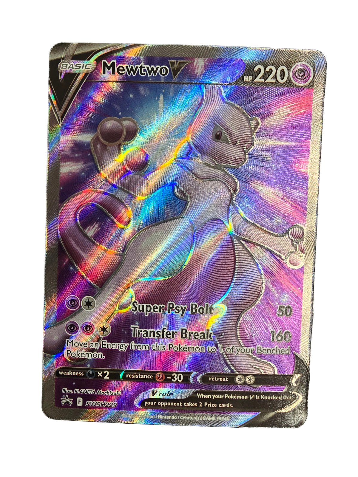 SWSH229 Mewtwo V ENG