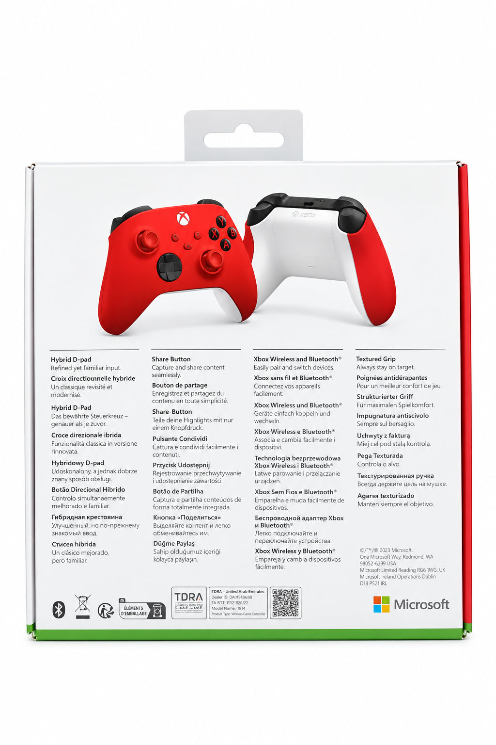 Manette Xbox series / One Officiel Microsoft ROUGE