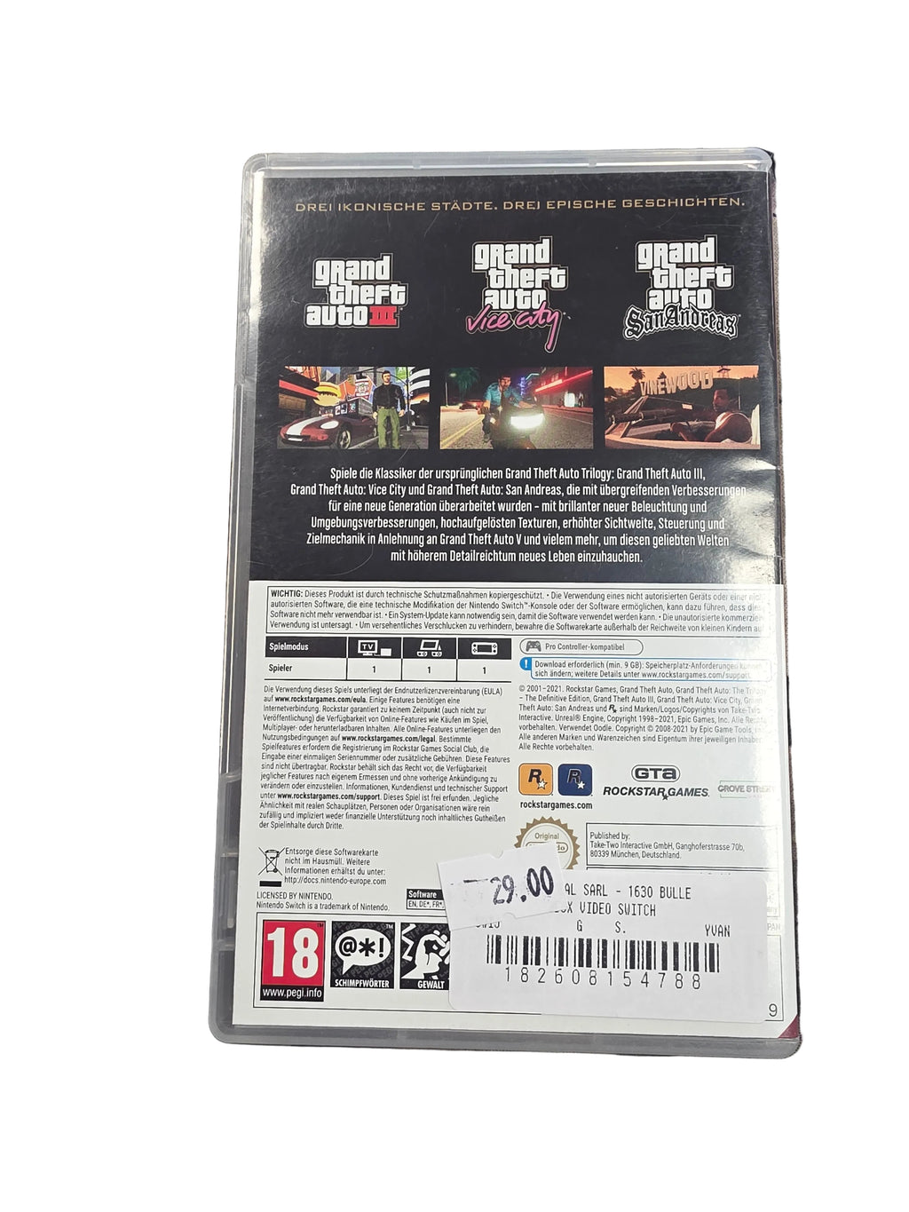 GTA The trilogy Switch