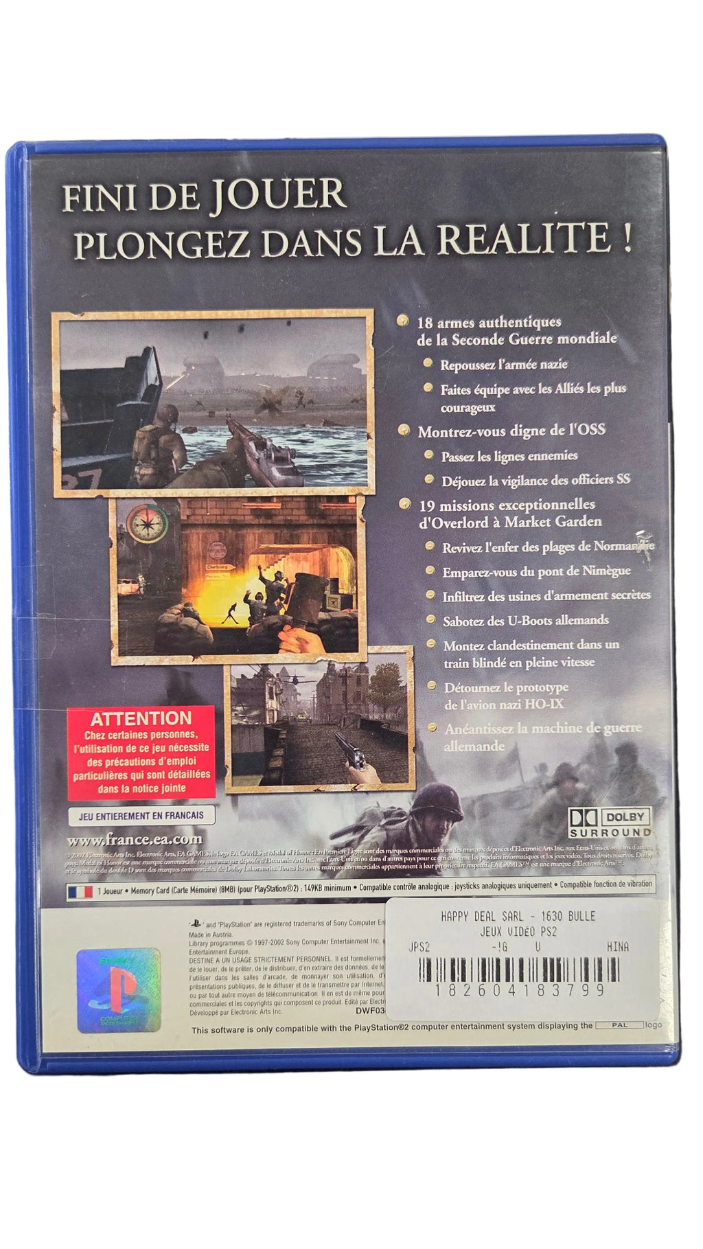 Medal Of Honor: En Premier Ligne