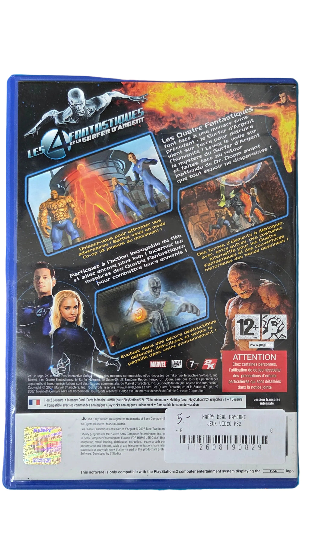 Les Quatre Fantastiques et le Surfer d'argent PS2