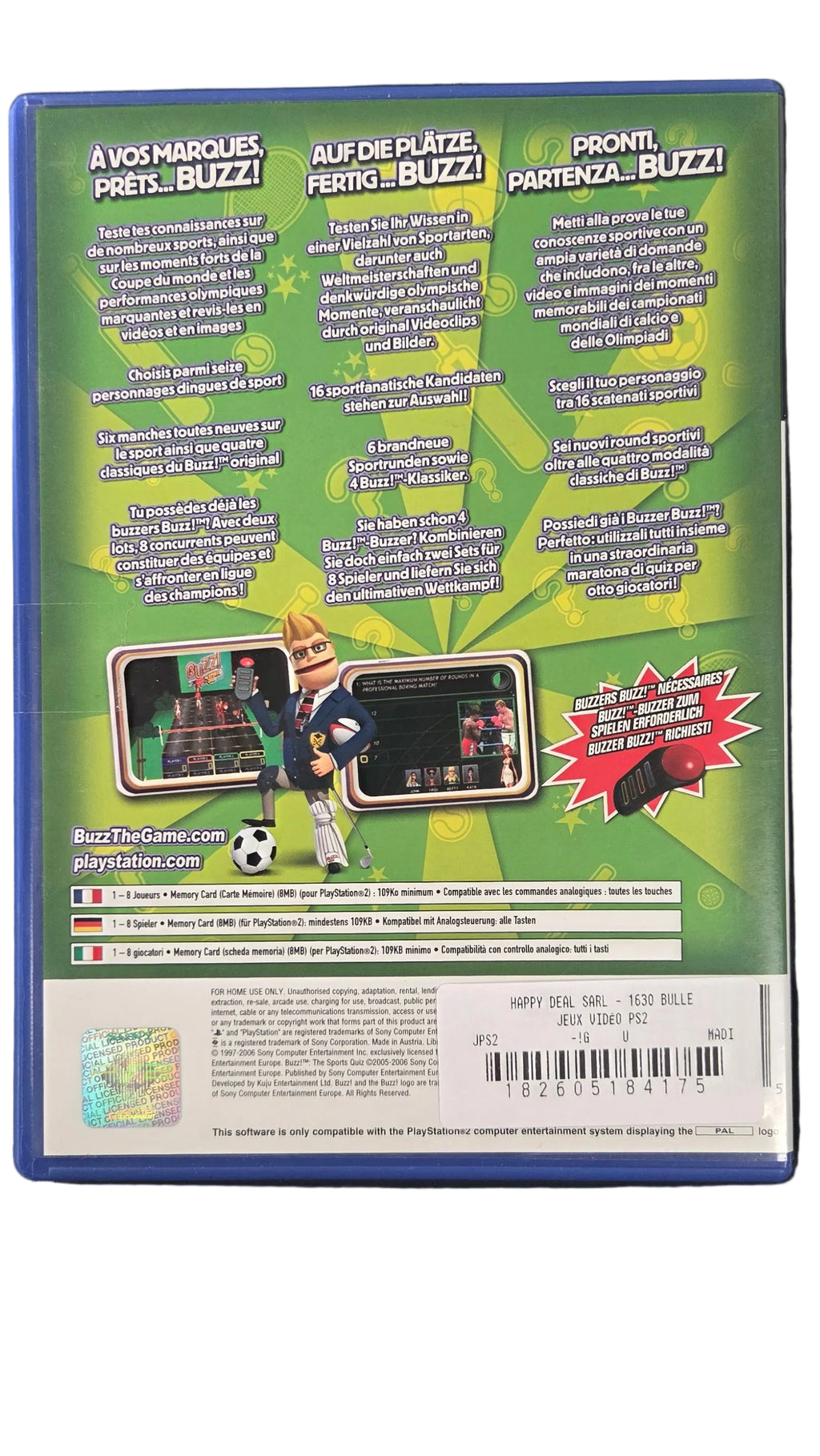 Buzz! The sports quiz