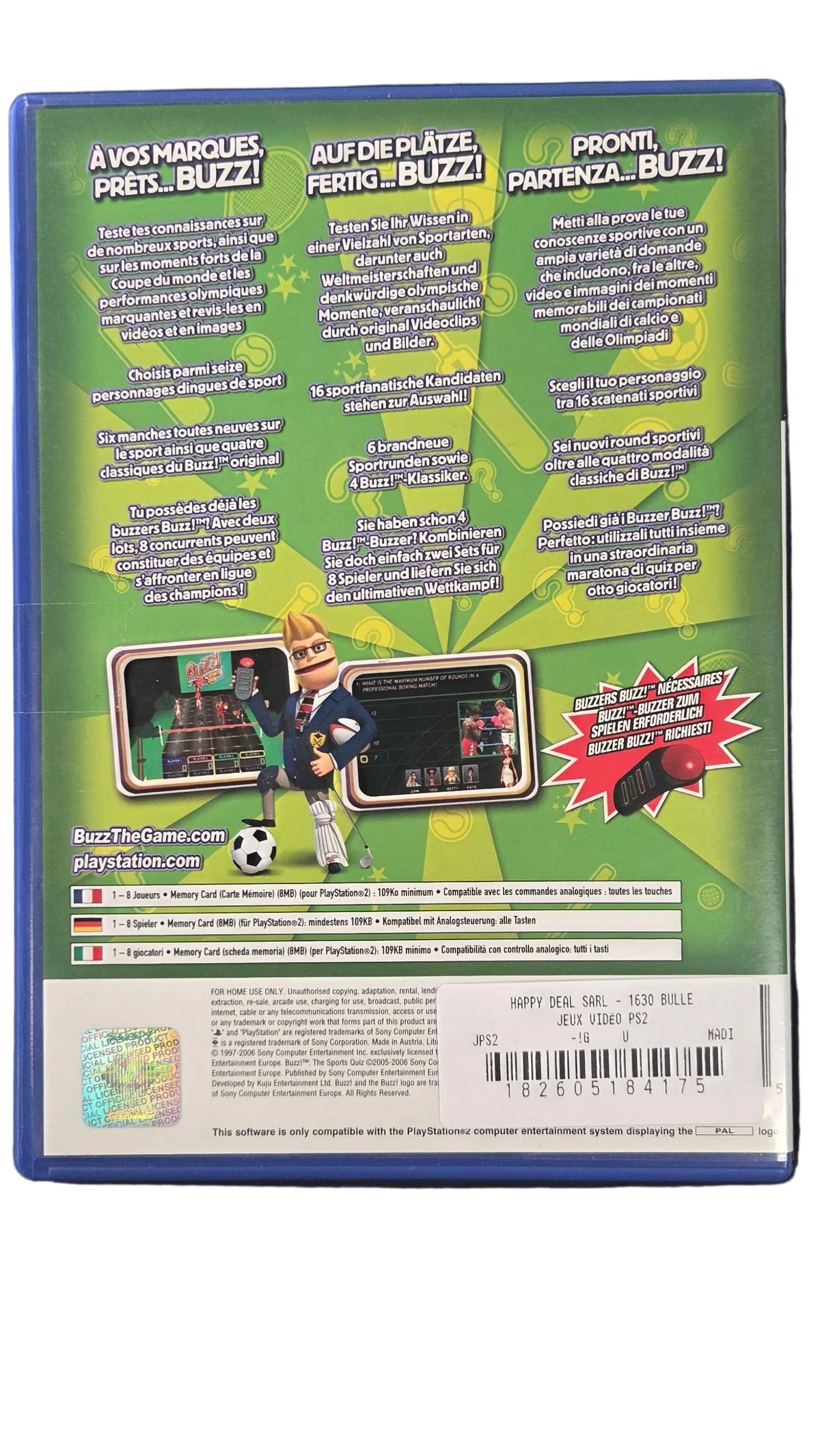 Buzz! The sports quiz