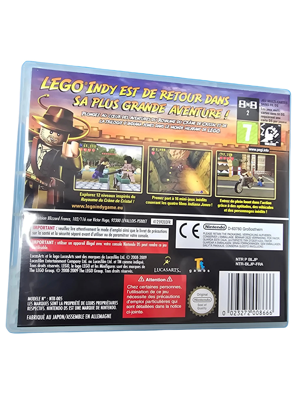 LEGO Indiana Jones 2 l'aventure continue NDS