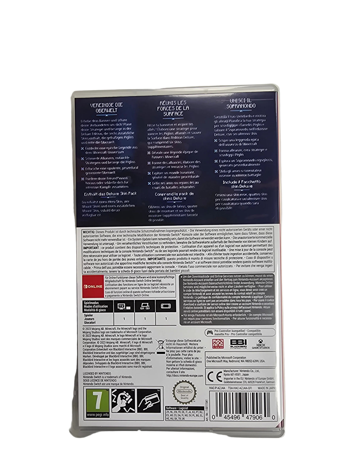 Minecraft Legends Deluxe Édition SWITCH