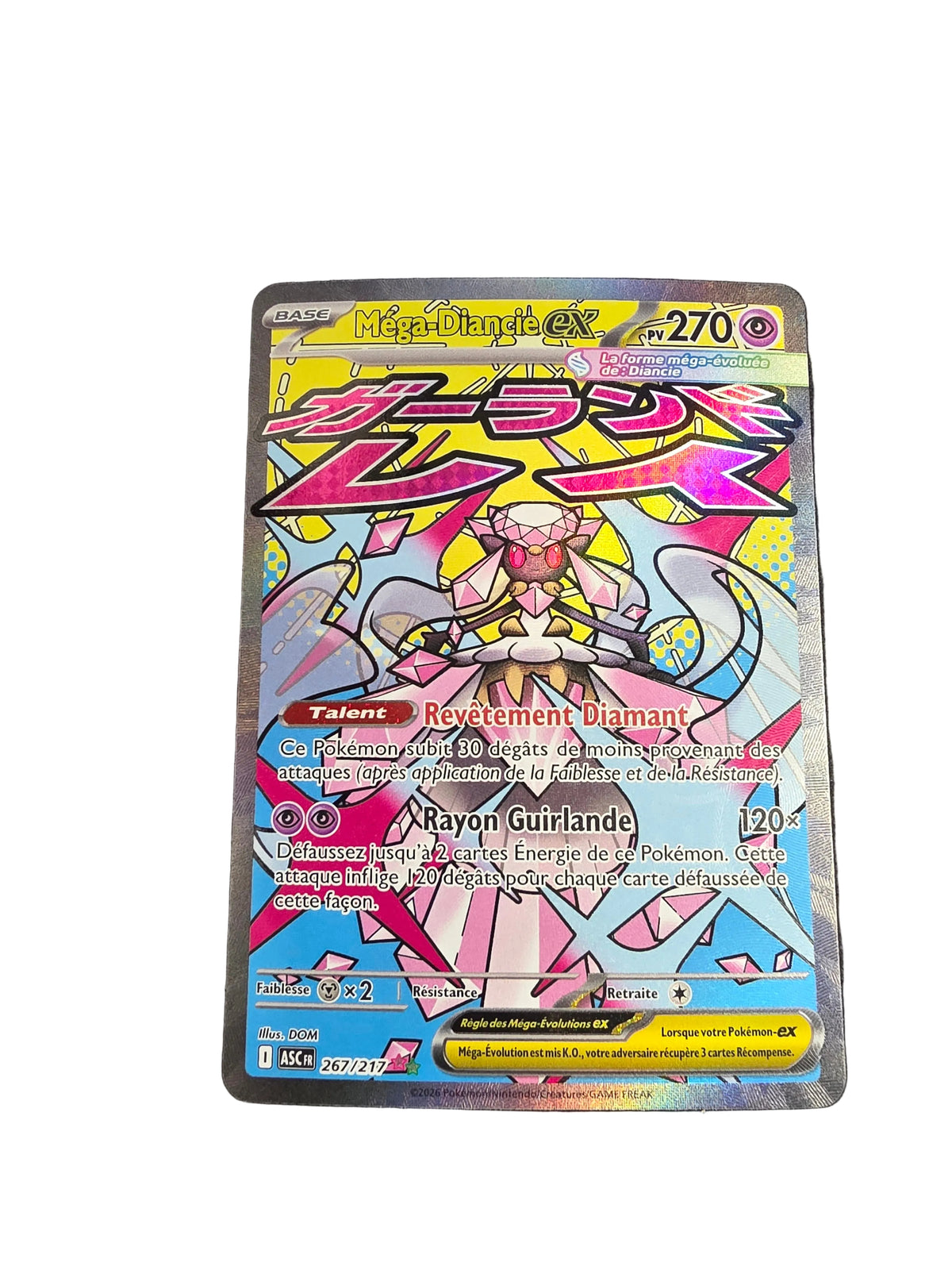 267/217 Méga-Diancie ex FR
