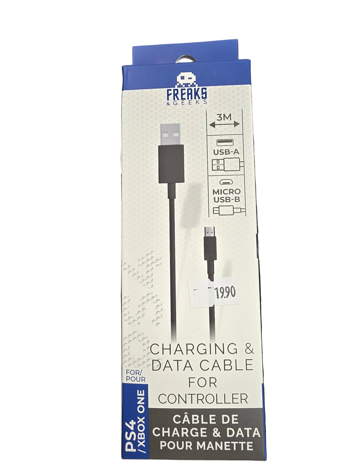 Câble charge et data 3m PS4 /XBOX ONE